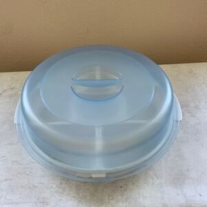 Rubbermaid Servin Saver Divided Party Tray 14" Round with Lid Model 0259 51C